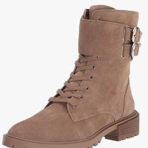 Vince Camuto Brown Combat Boots